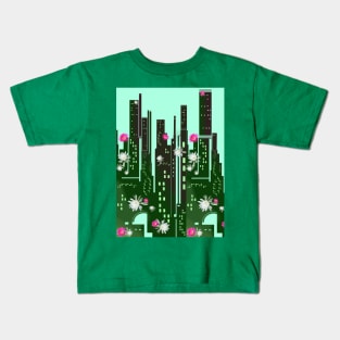 Green city Kids T-Shirt